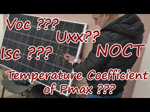 Видео: Солнечные панели. Все параметры солнечных панелей в одном видео
