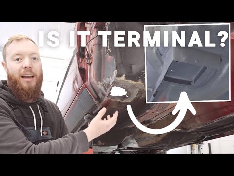 Видео: Ремонт передних точек крепления домкрата автомобиля [сварка BMW E30] Как самостоятельно отремонти...