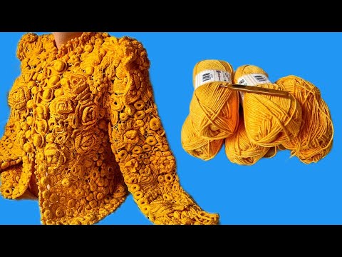 Видео: как ЭТО делаю я 👌 4 часть. #ирландскоекружево из толстых ниток+ #фриформ