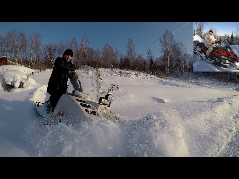 Видео: Снегоход Буран, доработка лыжи и сидения