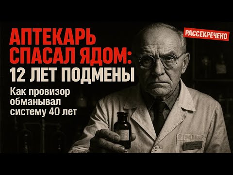 Видео: АПТЕКАРЬ СПАСАЛ жизни ЯДОМ: 12 лет подмены лекарств | КАК ОН НЕ ПОПАЛСЯ — История Якова Терентьева