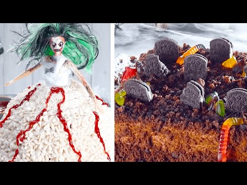 Видео: 5 Креативных Идей для Торта на Праздничный Стол | Хэллоуин
