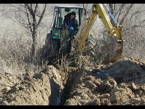 Видео: Копаю траншею. Экскаватор ЭО-2621 ЮМЗ-6. Часть вторая полуфинальная. Борьба за живучесть.