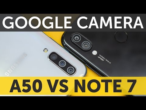 Видео: Samsung Galaxy A50 vs Xiaomi Redmi Note 7 сравнение камер и Google Camera HDR - СУПЕР!