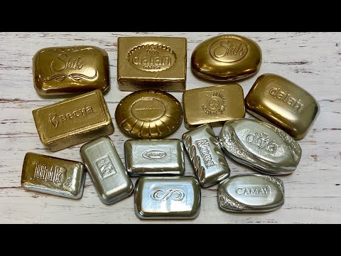 Видео: ASMR Soap/ cutting dry paint soap/ резка сухого крашенного мыла