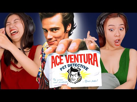 Видео: Реакция иностранок | Эйс Вентура: Розыск домашних животных | Первый просмотр