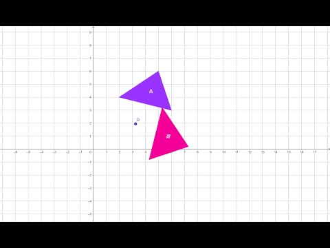 Видео: Geogebra қазақша: Бұру 9-сынып