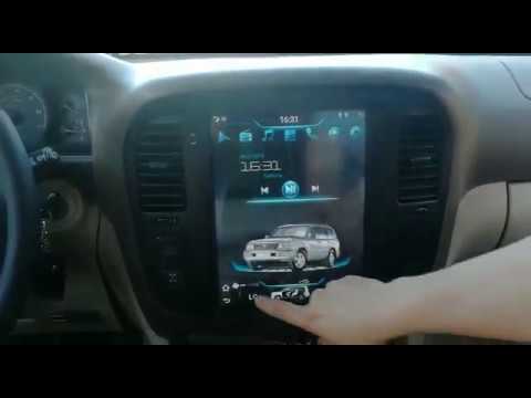Видео: LC 100, LX470 98-2002 Магнитола в стиле Тесла, для Тойота и Лексус