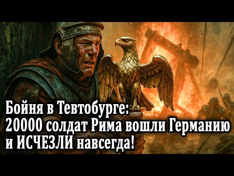 Видео: РЕШАЮЩАЯ БИТВА В ТЕВТОБУРГЕ: 20000 солдат Рима вошли в лес Германии и ИСЧЕЗЛИ навсегда!