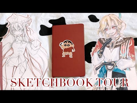 Видео: SKETCHBOOK TOUR | ОБЗОР СКЕТЧБУКА 2023 (1 часть)