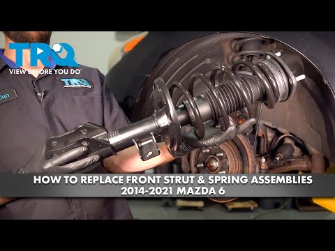 Видео: Как заменить передние стойки и пружины в сборе на Mazda 6 2014-2021 годов