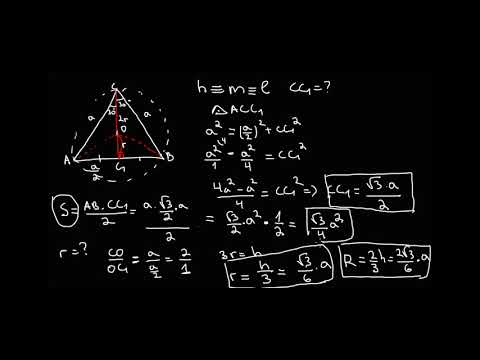 Видео: Математика 9 клас. Намиране на елементите на равностранен и равнобедрен триъгълник.