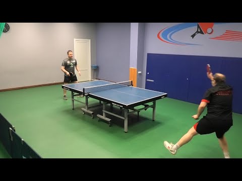 Видео: Высшая Лига "С" Филичев В. (1126) - Чирков А. (732) настольный теннис Клубный Чемпионат СПб 02.12