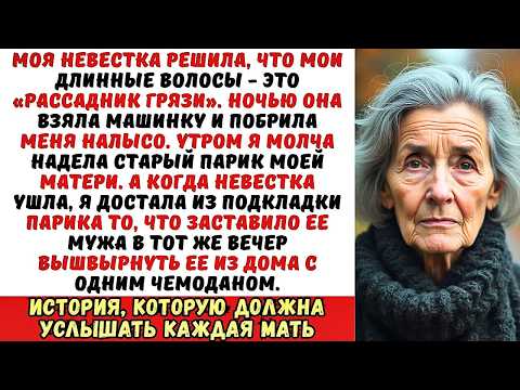 Видео: Невестка побрила меня налысо, пока я спала. Но она не знала, что я…