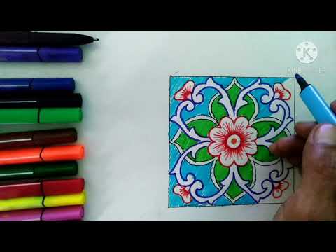 Видео: КАК НАРИСОВАТЬ ЦВЕТОК/HOW TO DRAW A FLOWER/NAQSH RASM CHIZISH/ГУЛ СУРОТ ТАРТУУ/СУРЕТ САЛУ