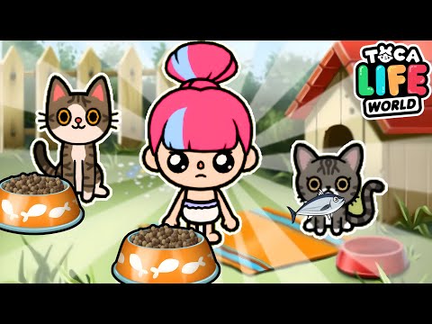 Видео: 😱 МЕНЯ УДОЧЕРИЛИ КОШКИ! 🐈 Toca Boca Life World