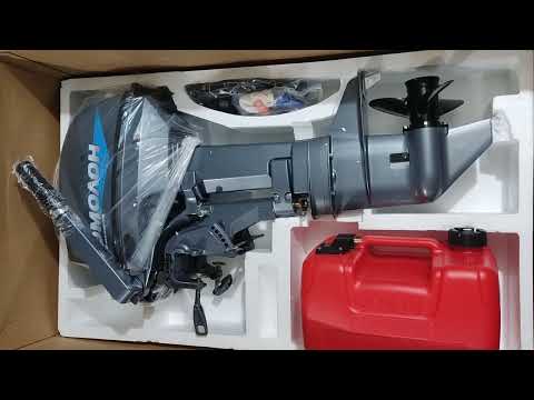 Видео: Лодочный мотор Омолон 9.8 распаковка .