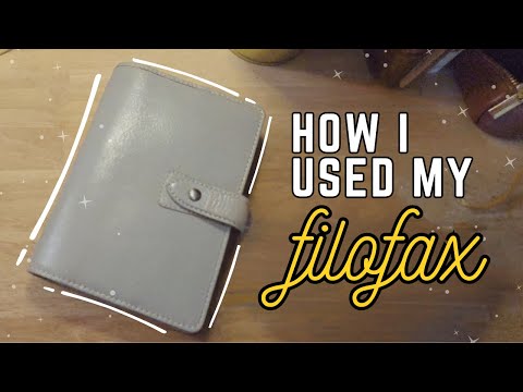 Видео: Filofax Malden | Вот как я его использовал в этом месяце