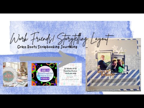 Видео: Друзья по работе | Макет для сторителлинга #30dscbl19 #h2kakws #журналирование