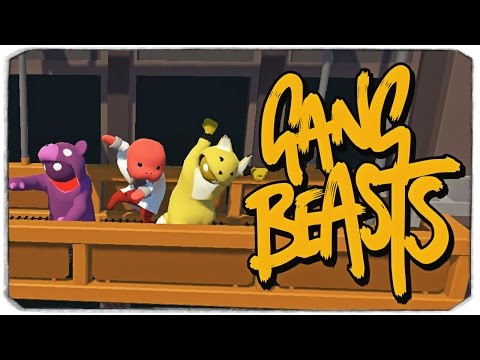 Видео: Gang Beasts: РАЗБОРКИ С МОРЖОМ