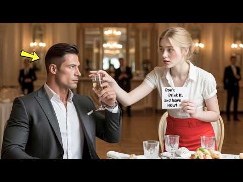 Видео: Официантка передала генеральному директору записку: «Не пей это и уходи НЕМЕДЛЕННО». Он схватил е...