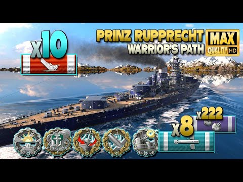 Видео: Prinz Rupprecht: уничтожено 10 кораблей - World of Warships