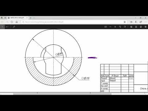 Видео: Модель и чертеж шара в Autodesk Inventor