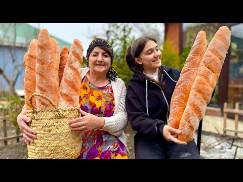 Видео: Рецепт Домашних Французских Багетов от Бабушки: Я Больше Не Покупаю Хлеб!