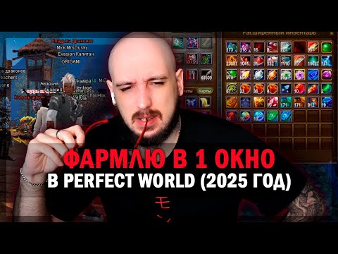 Видео: ФАРМ В PERFECT WORLD  В 1 ОКНО В 2025 ГОДУ!