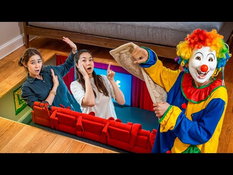 Видео: КЛОУН🤡 СЕКРЕТНЫЙ КОМНАТА ҒА КЕЛДІ😱🤡| БІЗДІ АҢДЫП ЖҮР МААА?😨 @Ayauka_kk