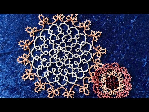 Видео: ФРИВОЛИТЕ ИГЛОЙ #frivolite#tatting#frywilitkaigłowa#фриволите#салфетки#салфеткакрючком