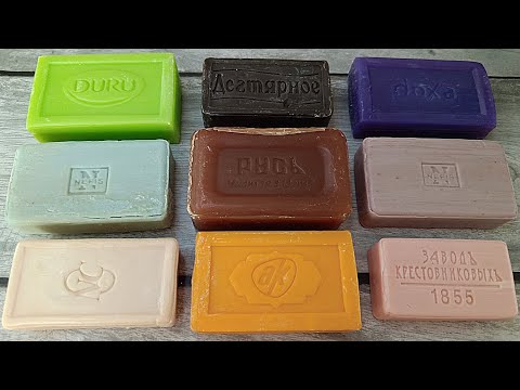 Видео: Soap Cutting🧼ASMR🔪Резка сухого мыла 28