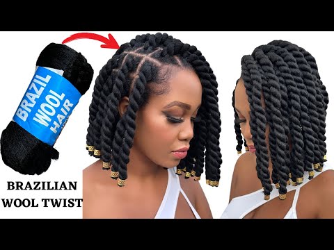 Видео: Ого 😳 Лучший твист из всех, что я делала, с использованием бразильской шерсти / ОБЯЗАТЕЛЬНО ПОПРО...