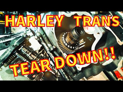 Видео: *ЕЩЕ ОДНА НЕИСПРАВНОСТЬ* Подшипник главной передачи - Разборка 6-ступенчатой ​​трансмиссии Harley...