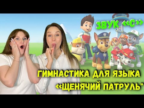 Видео: Артикуляционная гимнастика "Щенячий патруль" для свистящих звуков