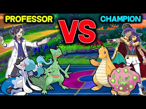 Видео: Профессор против покемона-чемпиона! Кто победит в битве покемонов?