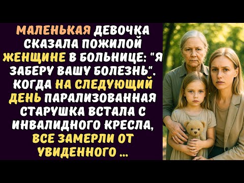 Видео: Едва девочка взяла за руки плачущую старушку в инвалидном кресле А спустя день все замерли от шока..