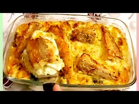 Видео: Рыбка... не золотая,  а простая  с овощами  в сливочном  соусе.