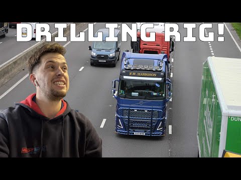 Видео: Перевозка буровой установки в VOLVO FH16 750