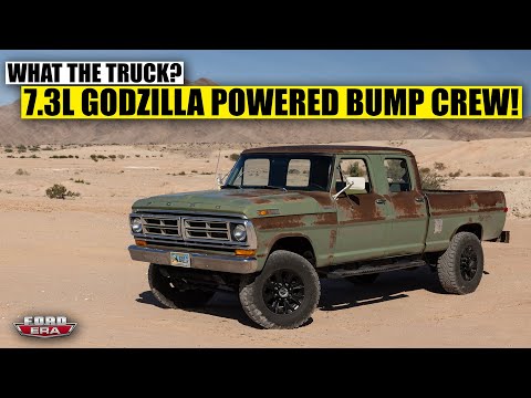 Видео: Экипаж F250 1972 года на полностью 7,3-литровом Super Duty Swap | Что за грузовик?