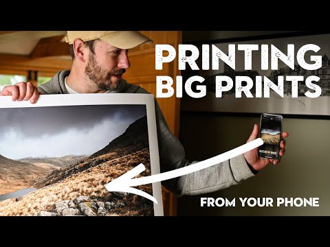Видео: Я попробовал распечатать фото с телефона очень большого размера