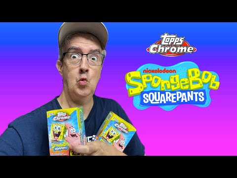 Видео: Распакованные коллекционные карточки Topps SpongeBob Chrome! Стоят ли они шумихи? Плюс бонусные о...
