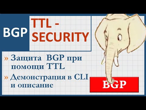 Видео: 6.5 BGP. Border Gateway protocol. Часть 5. TTL-security