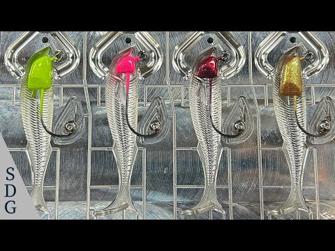 Видео: Экспериментируем с РАСПИСАННЫМИ БЛЕСКАМИ в утяжеленной приманке!