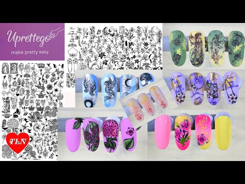 Видео: UPRETTEGO STAMPING/NAIL ART/AliExpress/СТЕМПИНГ ДИЗАЙН