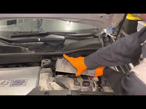 Видео: Инструкции по замене воздушного фильтра гибридного двигателя Lexus RX450h 2010–2015 годов