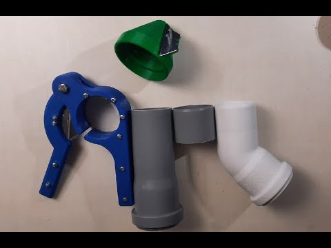 Видео: Труборез для канализации на 3д принтере. Достойный аналог RIDGID?