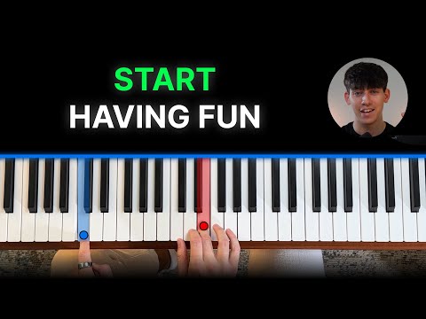Видео: Вот как я бы снова научился играть на пианино, даже если бы был занят