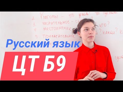 Видео: ЦТ В9. Самостоятельные части речи