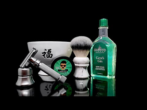 Видео: Бритьё! YAQI, Pearl Flexi Adjustable Safety Razor, Clubman Gent's Gin, Rapira Platinum Lux